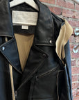MAISON MARGIELA x H&M DECONSTRUCTED LEATHER JACKET ‘BLACK’