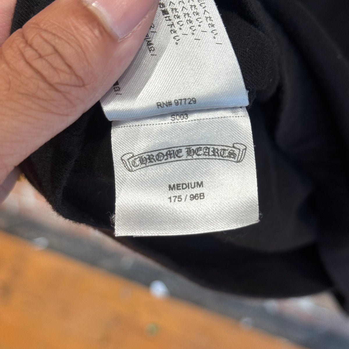 CHROME HEARTS MIAMI EXCLUSIVE CEMETERY ARM LONGSLEEVE ‘BLACK’