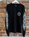 CHROME HEARTS FLORAL POCKET LONGSLEEVE ‘BLACK’