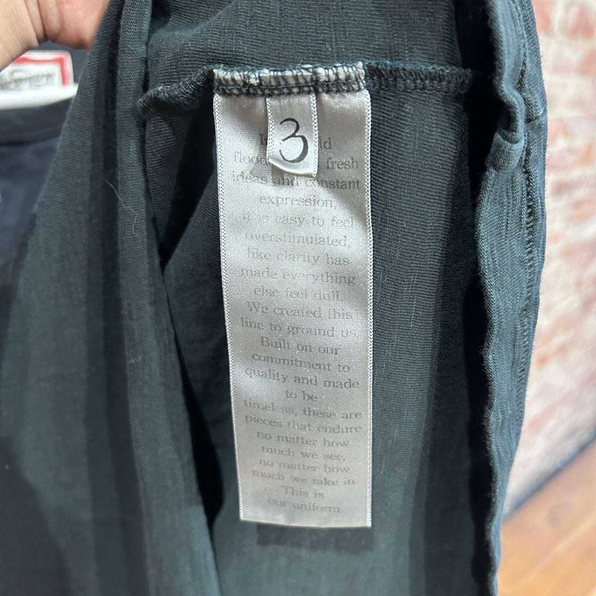 YUREMANE UNIFORM-T001 POCKET TEE ‘BLACK’ – Sadō Room