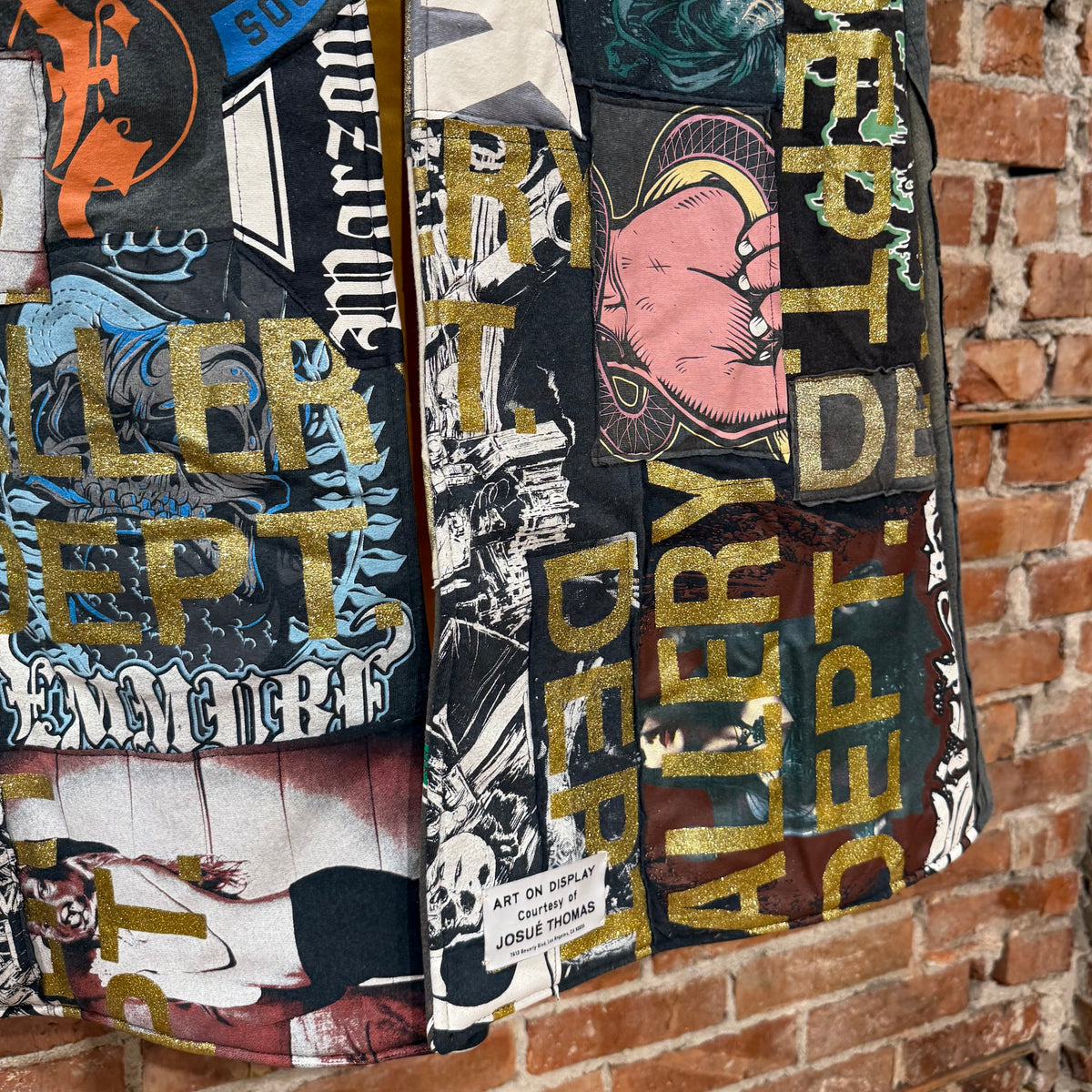 GALLERY DEPT. DR OCT 1 OF 1 PATCHWORK CAPE ‘MULTI’