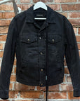 ANN DEMEULEMEESTER STANDARD RAF DENIM JACKET ‘BLACK’
