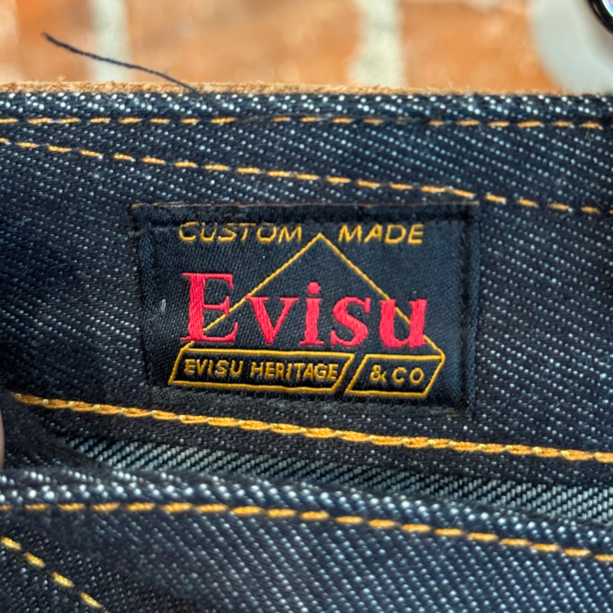 EVISU LOT 2000 SINGLE GULL DENIM 'INDIGO/IVORY'