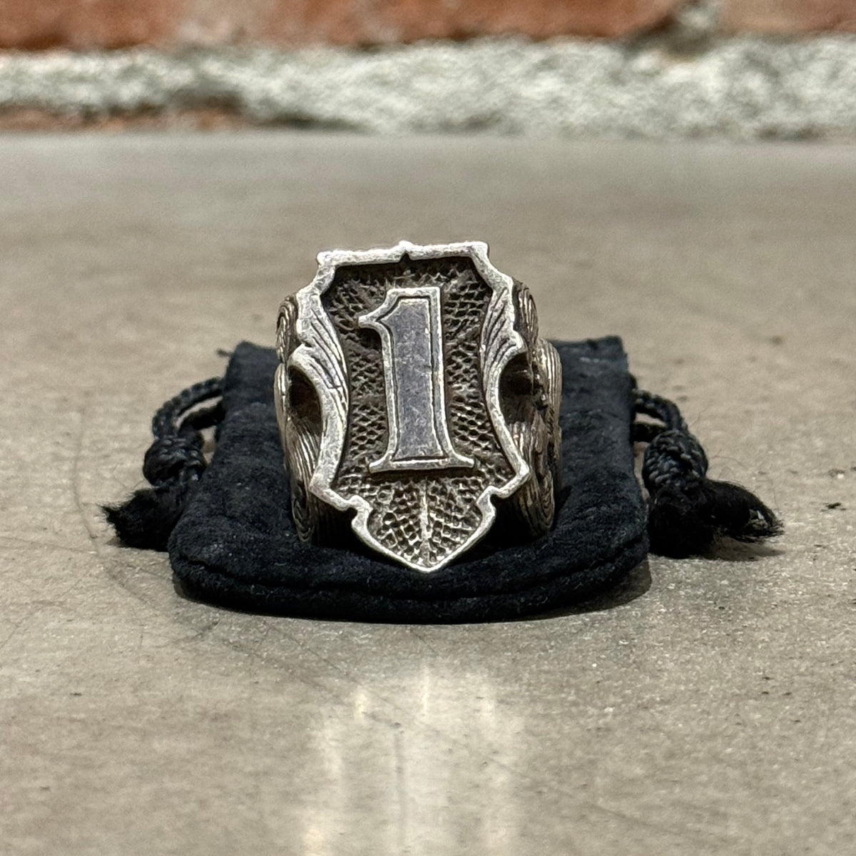 KING BABY ONE DOLLAR NOTE RING ‘SILVER’