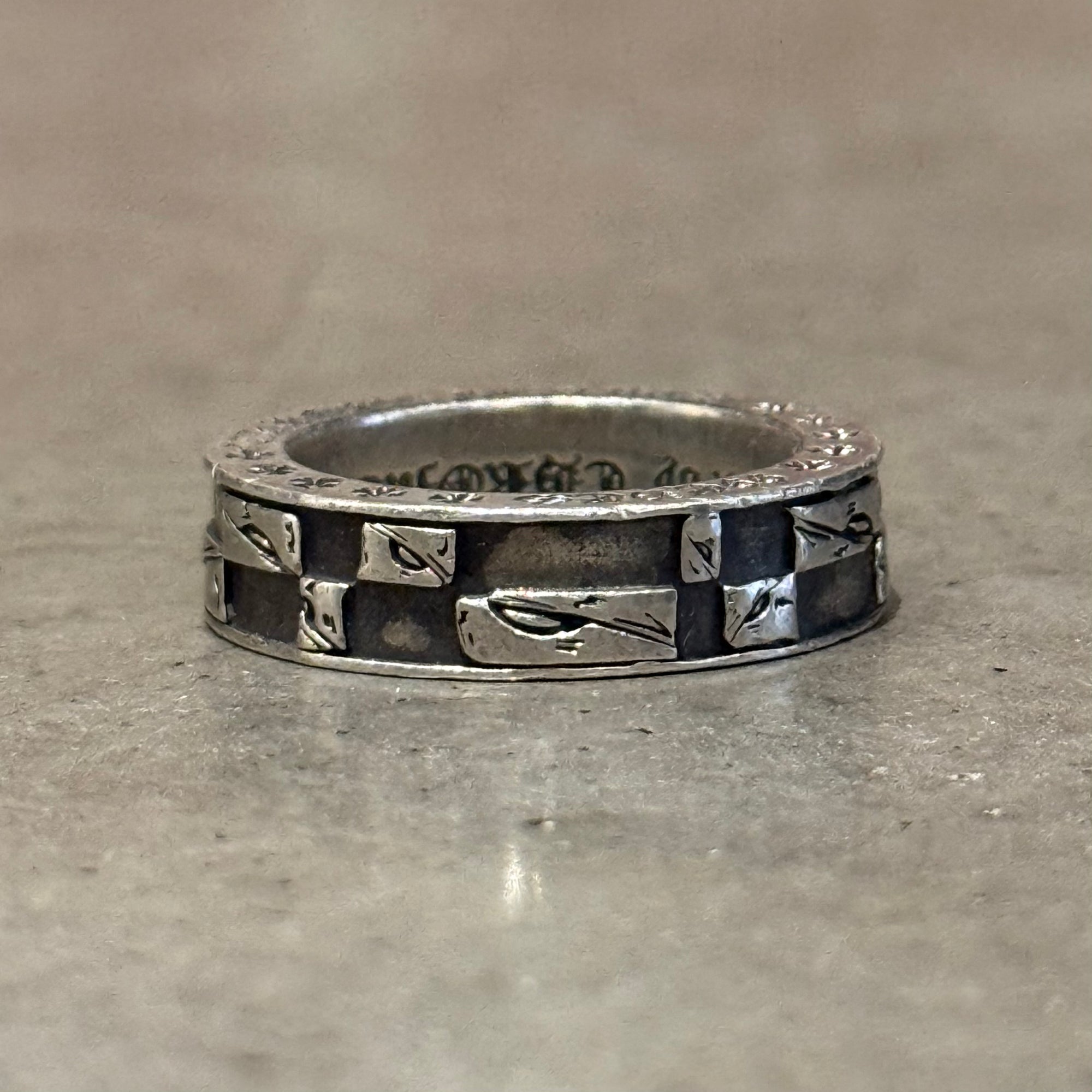 CHROME HEARTS MATTY BOY 99 EYES SPACER RING ‘SILVER’