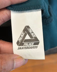 PALACE TERRYCLOTH LOGO CREWNECK ‘TEAL