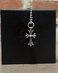 CHROME HEARTS TINY CROSS NECKLACE ‘SILVER’