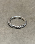 CHROME HEARTS SCROLL BAND RING ‘SILVER’