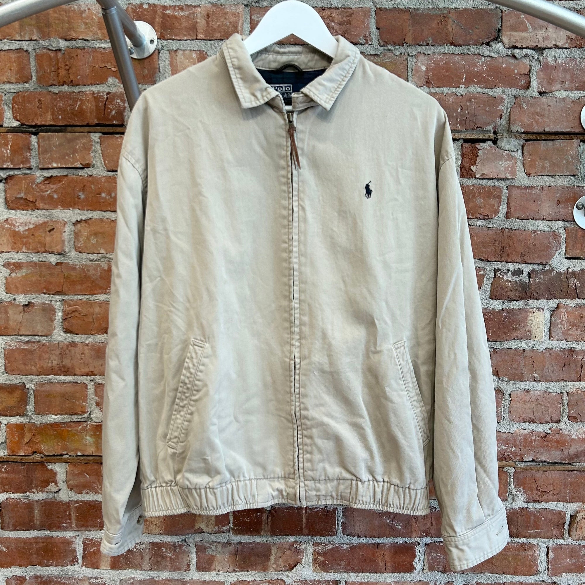 POLO RALPH LAUREN HARRINGTON ZIP JACKET ‘BEIGE’