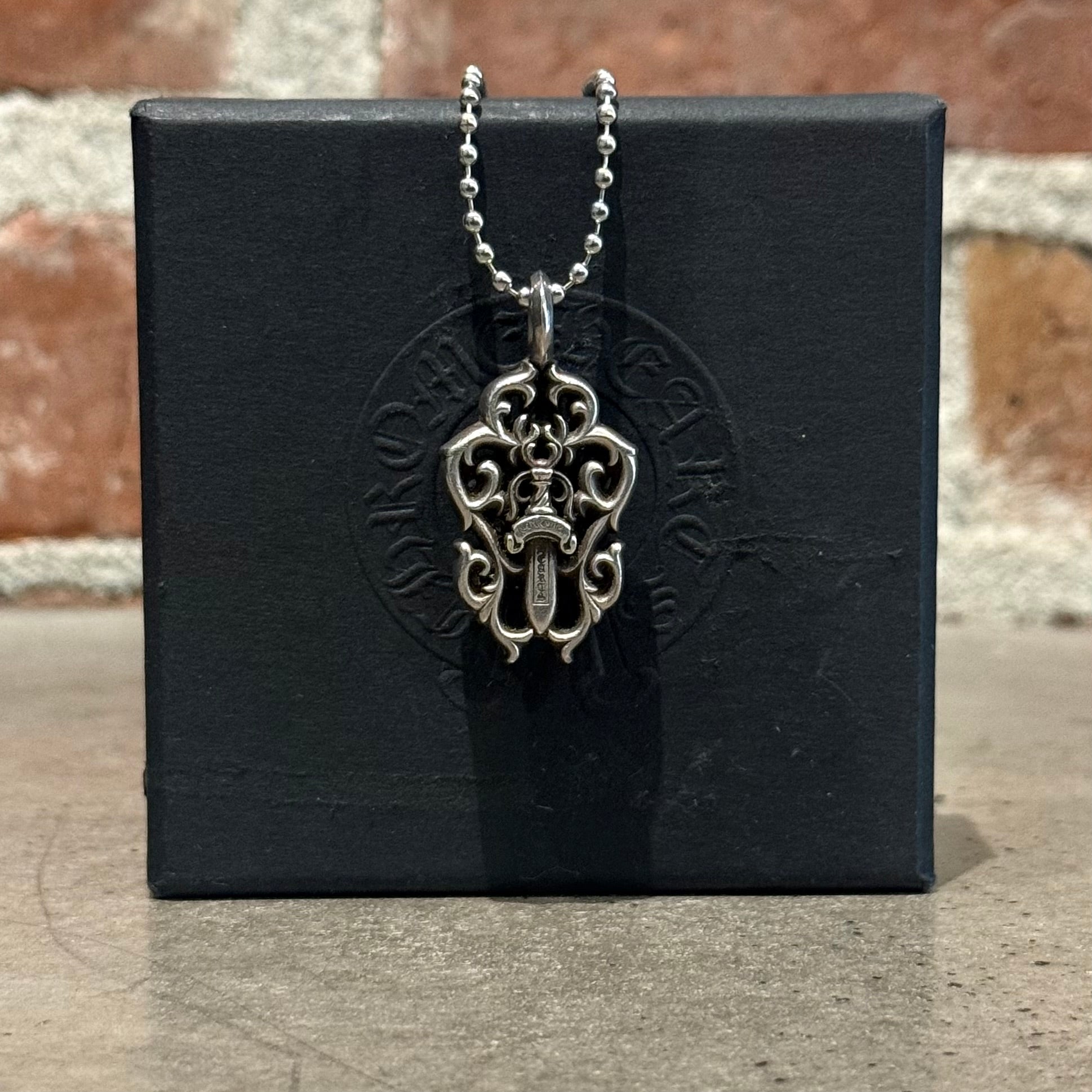 CHROME HEARTS VINE DAGGER NECKLACE ‘SILVER’