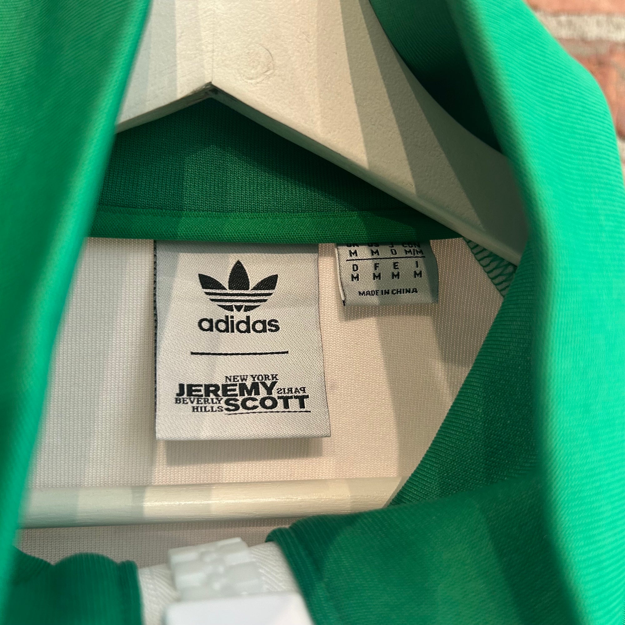 ADIDAS X JEREMY SCOTT MEGAZIP TRACK JACKET ‘GREEN’
