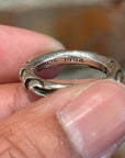 CHROME HEARTS SCROLL BAND RING SIZE 7.5 ‘SILVER’