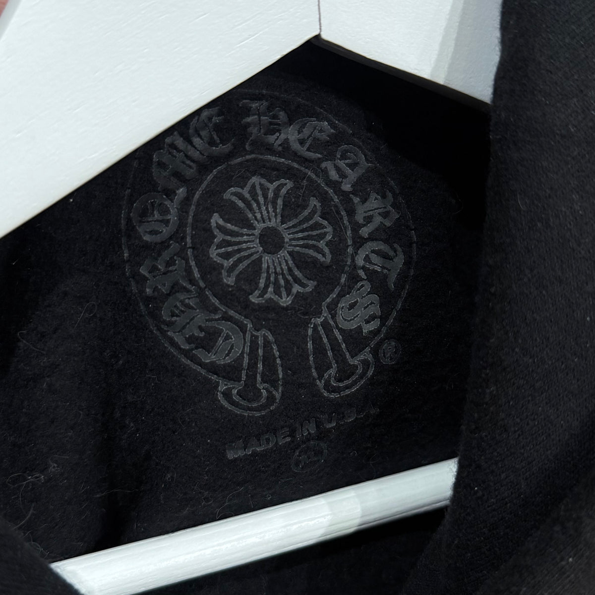 CHROME HEARTS CROSS SPINE PULLOVER HOODIE ‘BLACK’