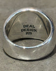 DEAL DESIGN MID GATE RING 'SILVER'