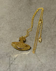 VIVIENNE WESTWOOD DISCO ORB NECKLACE ‘GOLD’