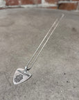 CHROME HEARTS VINE DAGGER GUITAR PICK W/ CH BALLCHAIN ‘SILVER’