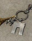 BALENCIAGA PARIS LANDMARKS KEYCHAIN ‘SILVER’