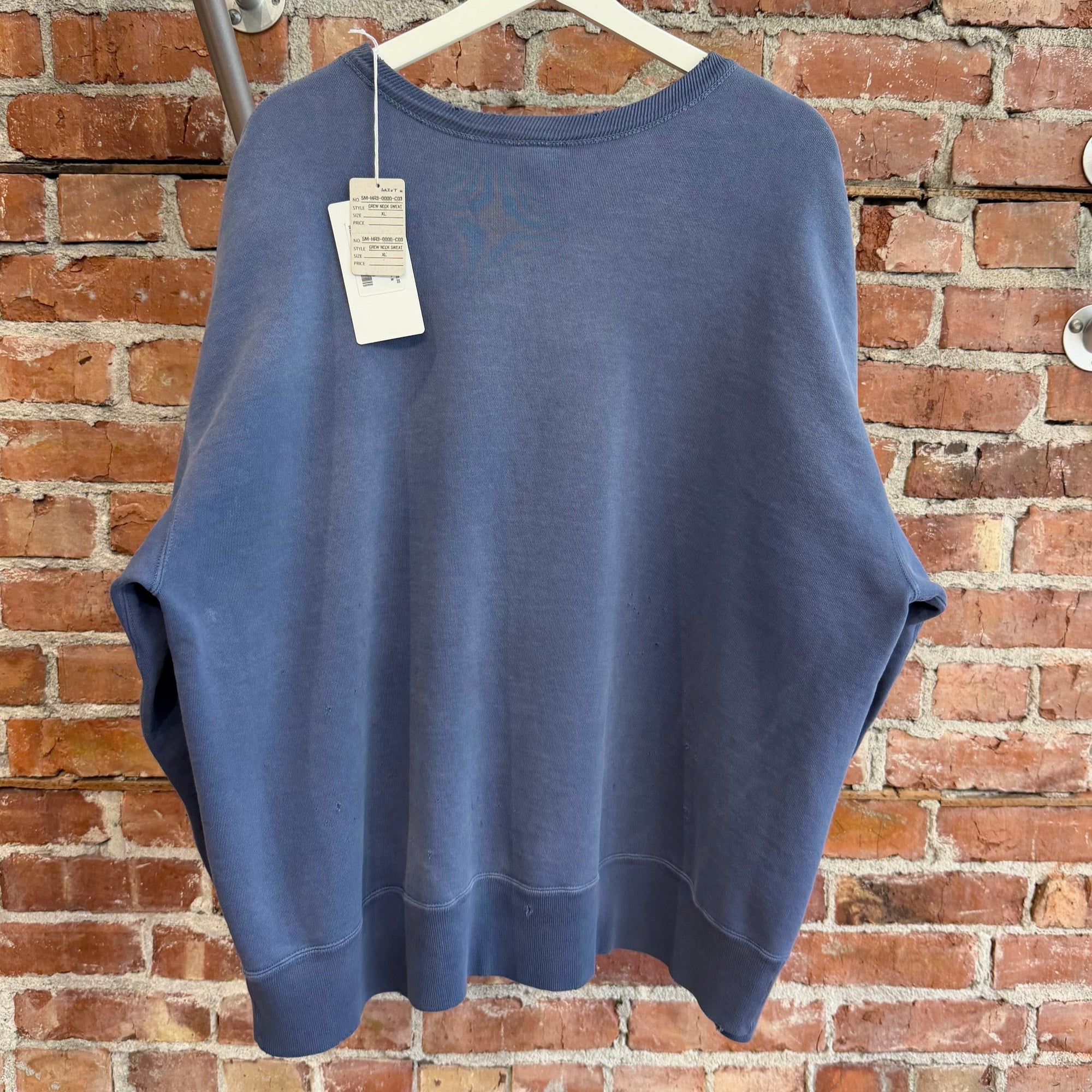 SAINT MICHAEL GHOST IN THE SHELL CREWNECK ‘BLUE’