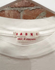 MARNI PAINT LOGO POCKET TEE ‘WHITE’