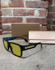 BURBERRY SQUARE CLASSIC SUNGLASSES ‘BLACK/YELLOW’