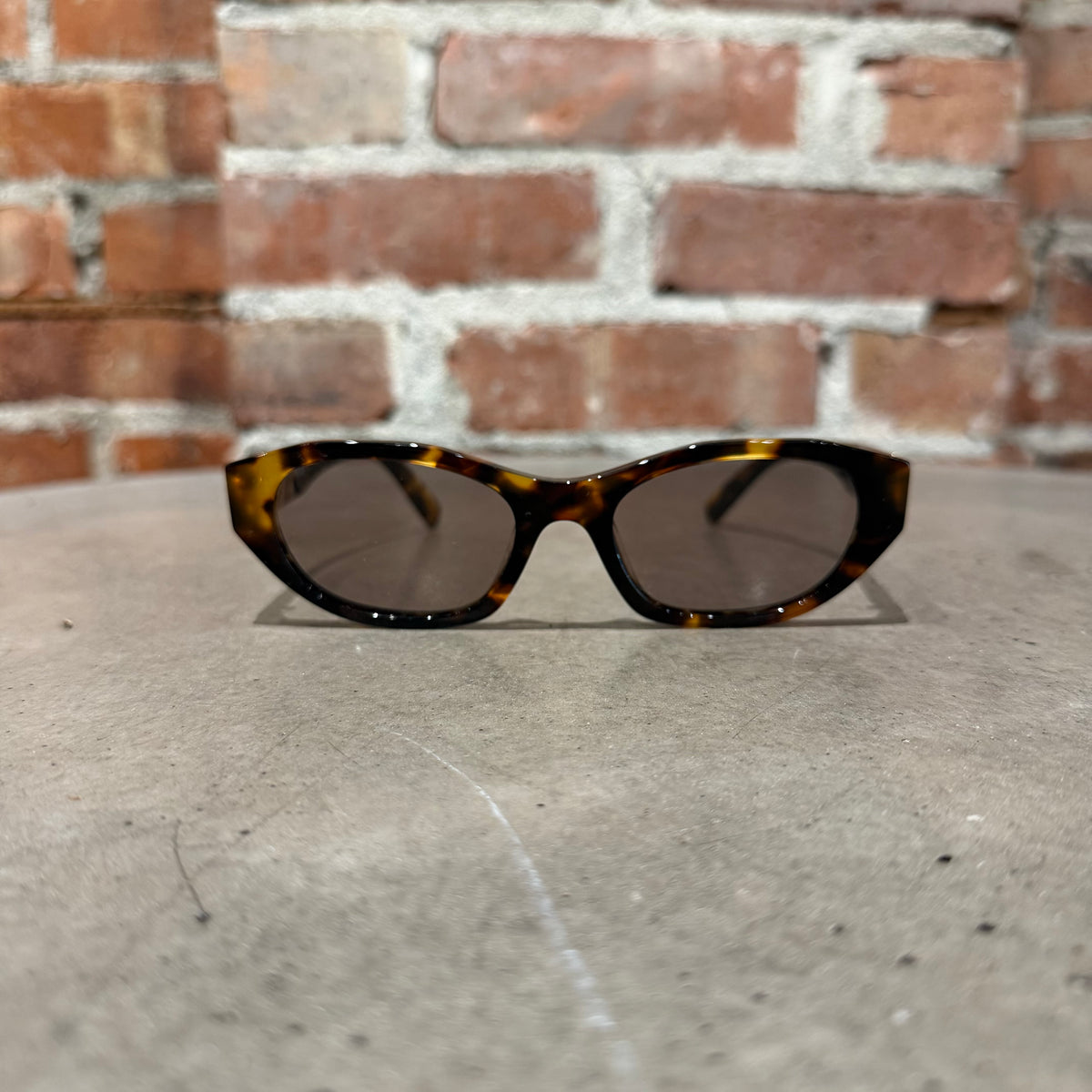 MIU MIU A03S TORTOISE FRAME SUNGLASSES ‘BROWN’