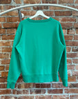 ACNE STUDIOS FACE LOGO CREWNECK ‘GREEN’