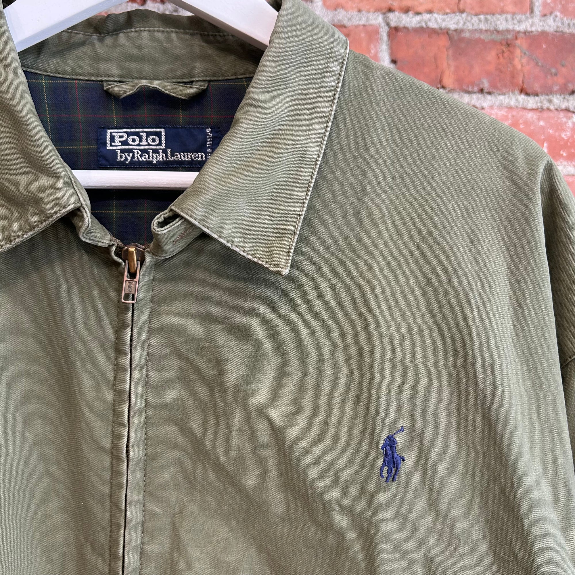 POLO RALPH LAUREN 90S VINTAGE HARRINGTON JACKET ‘OLIVE’