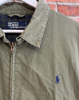 POLO RALPH LAUREN 90S VINTAGE HARRINGTON JACKET ‘OLIVE’
