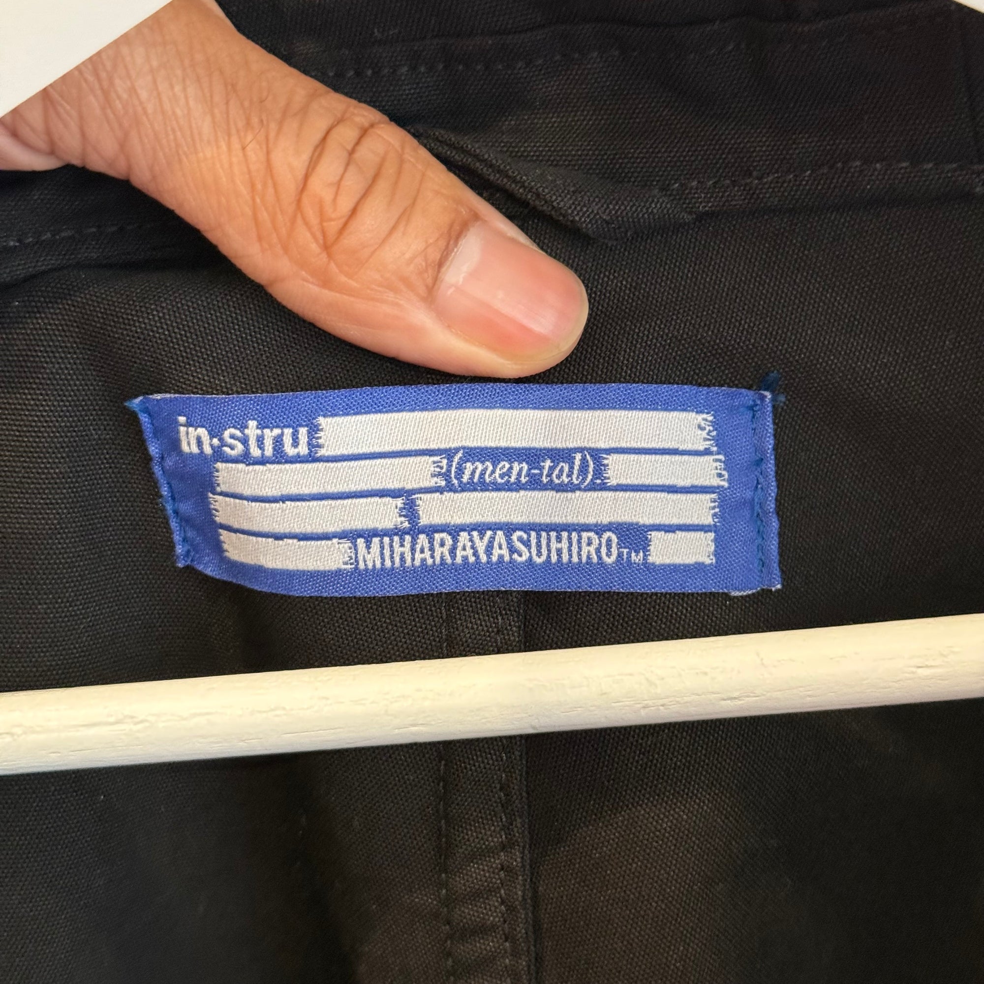 MAISON MIHARA YASUHIRO HOODED WORK JACKET ‘BLACK’