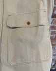 LEMAIRE TWO-POCKET LINEN FIELD SHIRT ‘SAND’