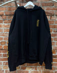 CHROME HEARTS VERTICAL LOGO 1988 HOODIE ‘BLACK/GOLD’