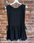 EMIKO PINAFOA VEST DRESS ‘BLACK’