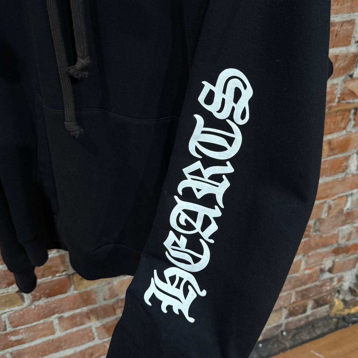 CHROME HEARTS CROSS SPINE PULLOVER HOODIE ‘BLACK’