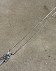 DEAL DESIGN KG DAGGER MED NECKLACE ‘SILVER’