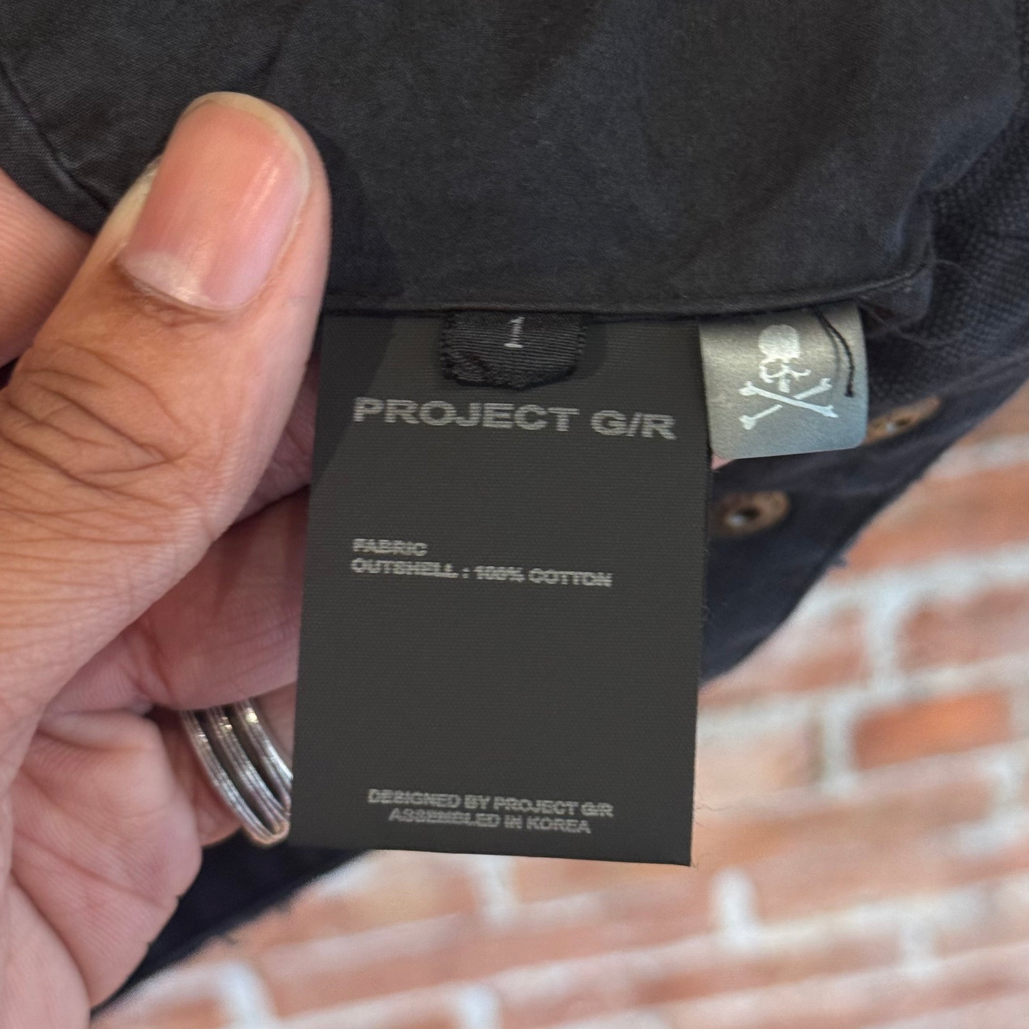 MASTERMIND JAPAN x PROJECT G/R WORK JACKET ‘BLACK’