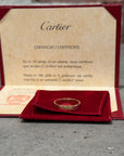 CARTIER 18K LOVE BAND RING ‘GOLD’