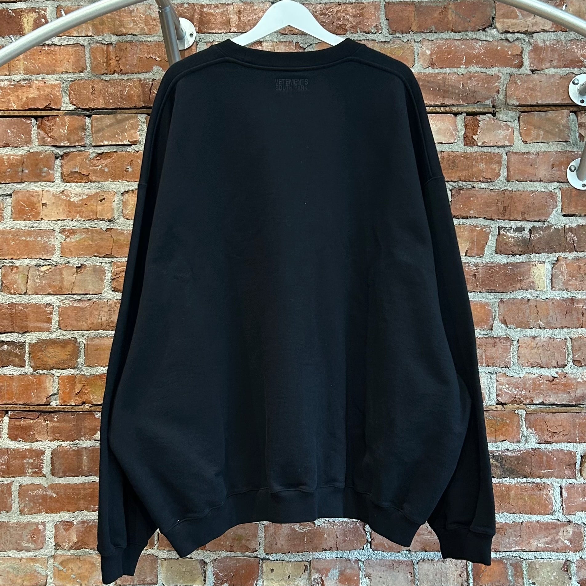 VETEMENTS FW24 SOUTH PARK CREWNECK ‘BLACK’