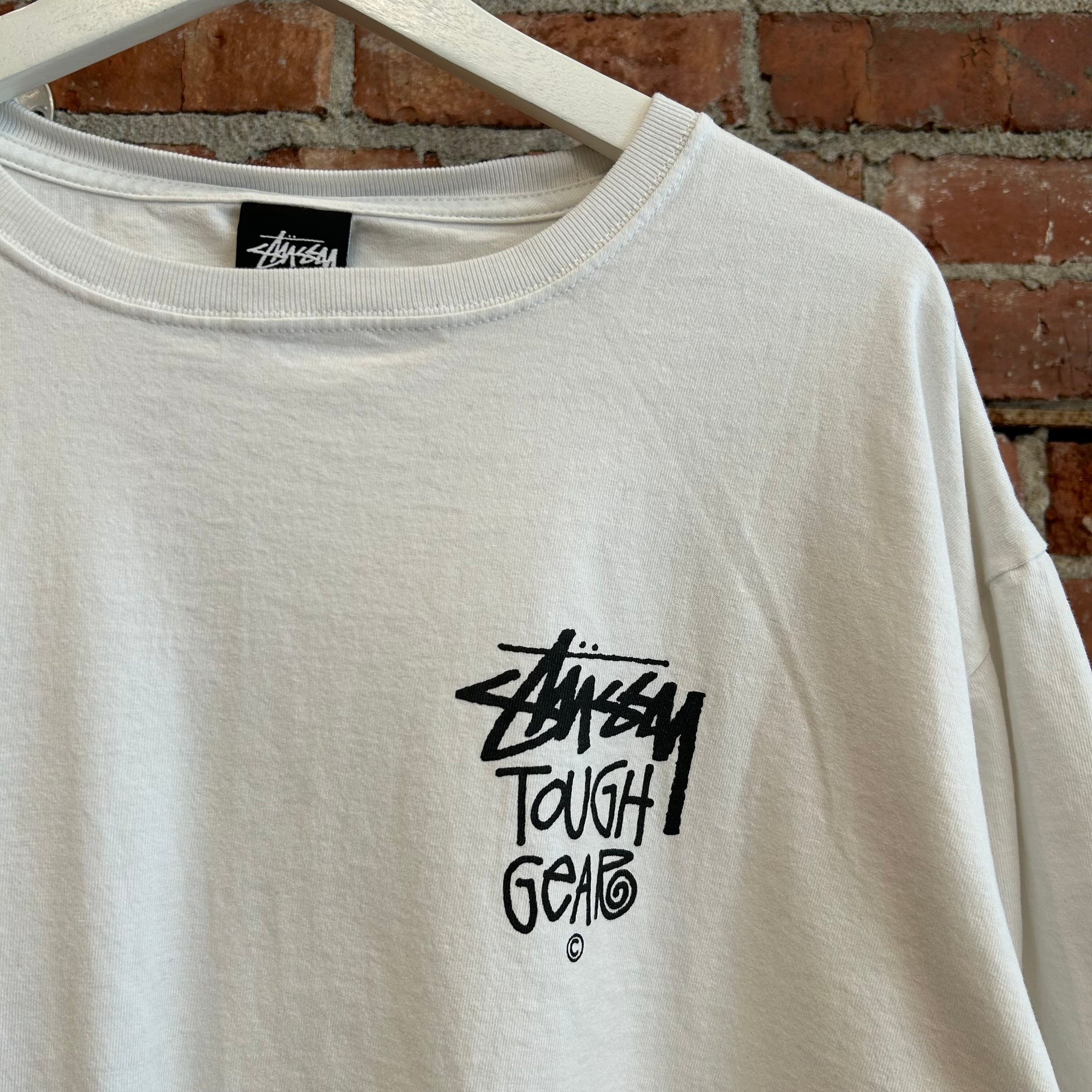 STUSSY TOUGH GEAR TEE ‘WHITE’