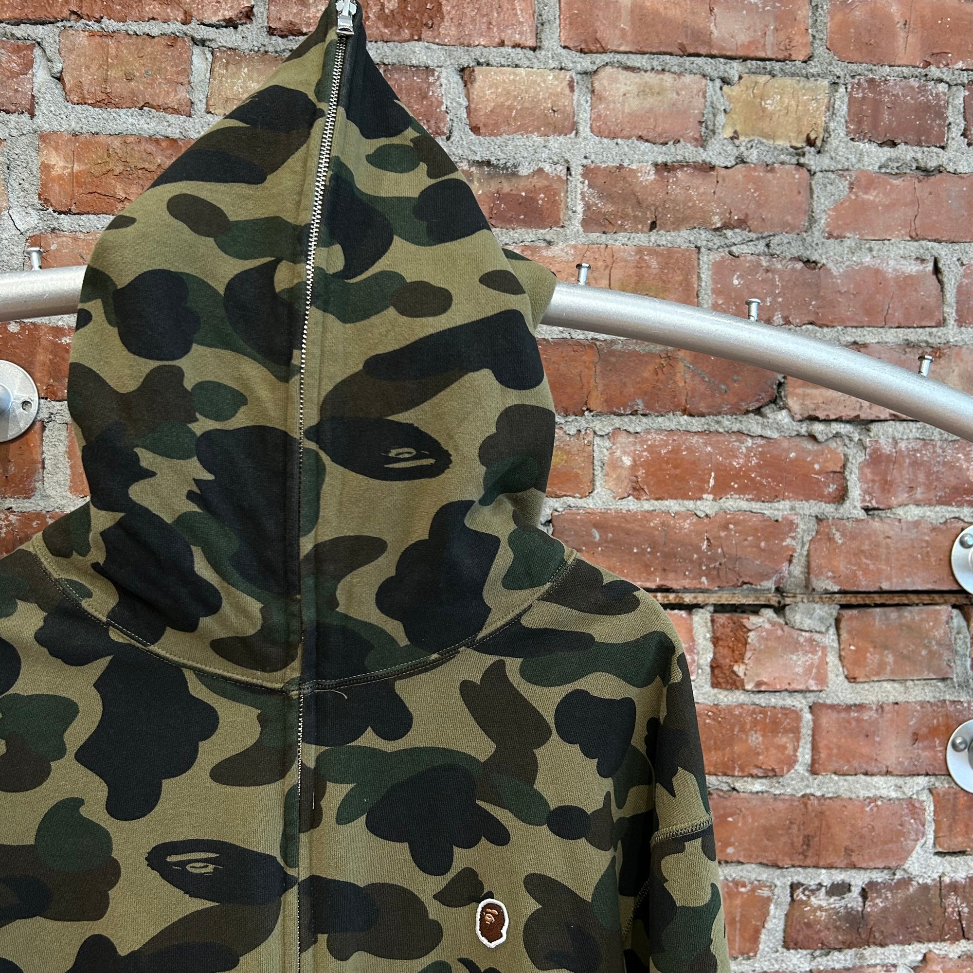 BAPE 1ST CAMO ONE POINT FULL ZIP HOODIE ‘CAMO’