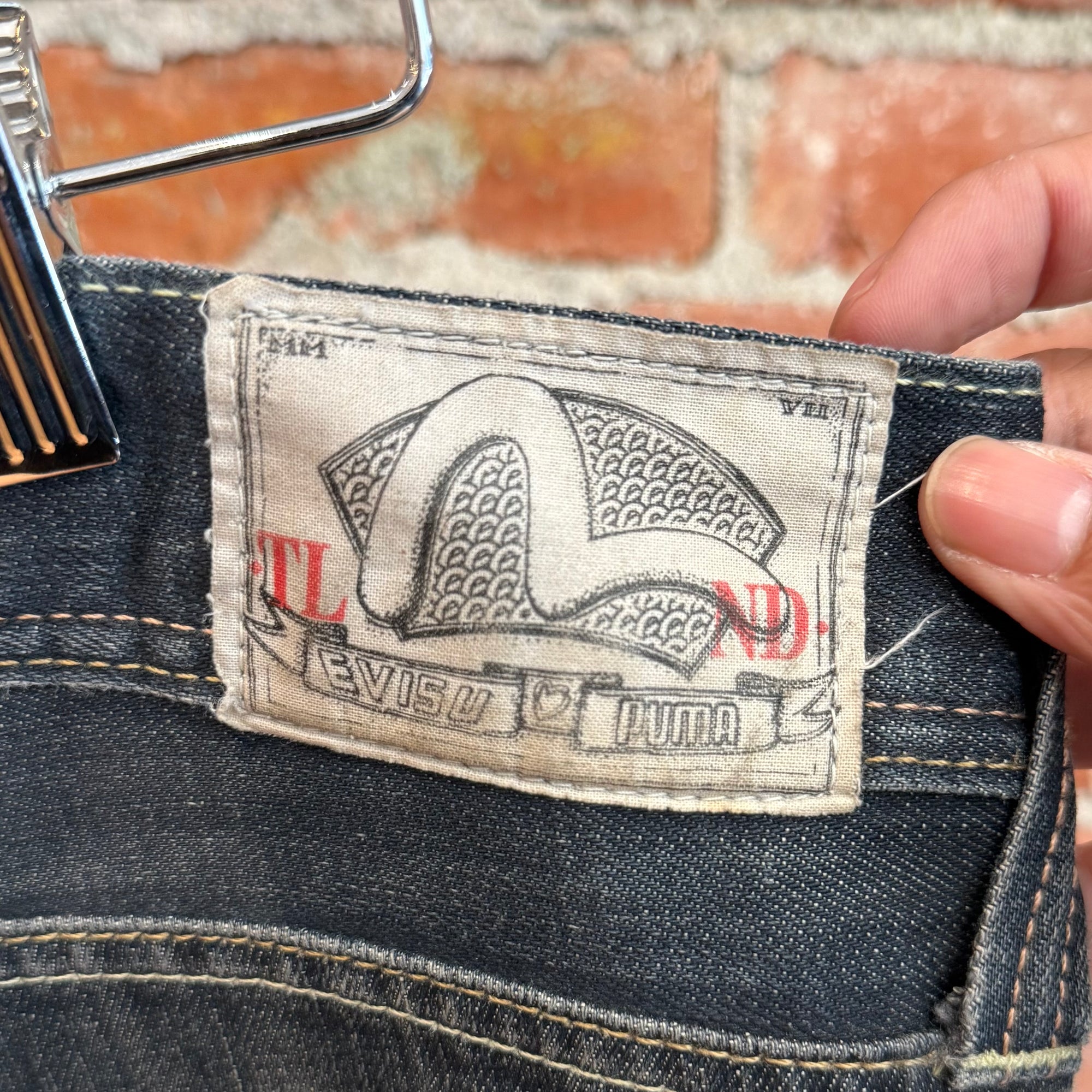 EVISU X PUMA STRAIGHT LEG DENIM 