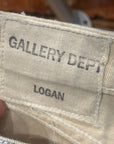 GALLERY DEPT. LOGAN GALACTIC GLITTER FLARED DENIM ‘SILVER’