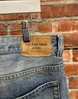 BALENCIAGA FW22 LOST TAPES BAGGY FLARED DENIM ‘BLUE’