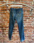 CHROME HEARTS VINTAGE FLEUR KNEE SKINNY DENIM 'INDIGO'