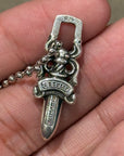 CHROME HEARTS ZIPPER DAGGER NECKLACE ‘SILVER’