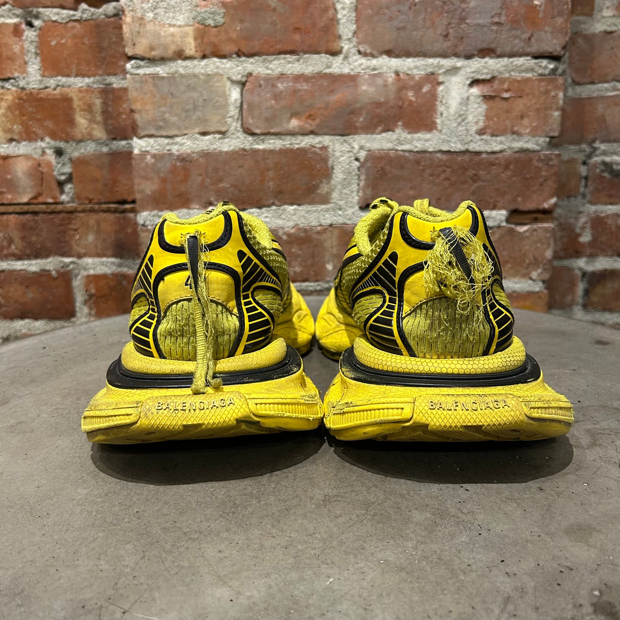 BALENCIAGA 3XL DISTRESSED SNEAKERS ‘YELLOW’