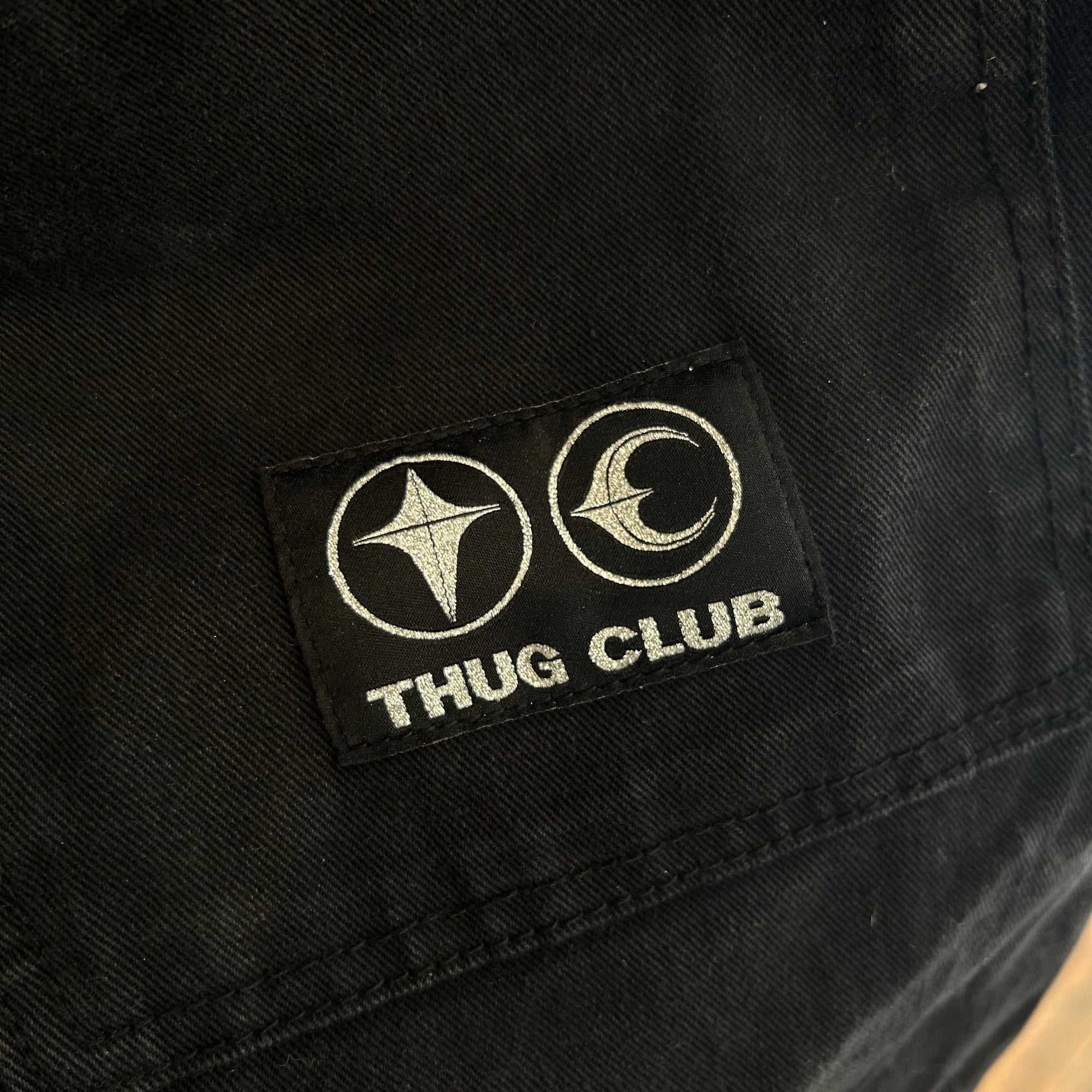 THUG CLUB AW24 STUDDED CARPENTER PANTS ‘BLACK’