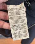 HERMES HOODED BLOUSON LEATHER DETAIL JACKET ‘NAVY’