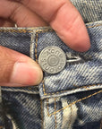 ACNE STUDIOS 1981 TROMPE LOOSE FIT CHAIN DENIM ‘BLUE’