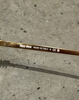 MIU MIU B50S RIMLESS SUNGLASSES ‘GOLD’
