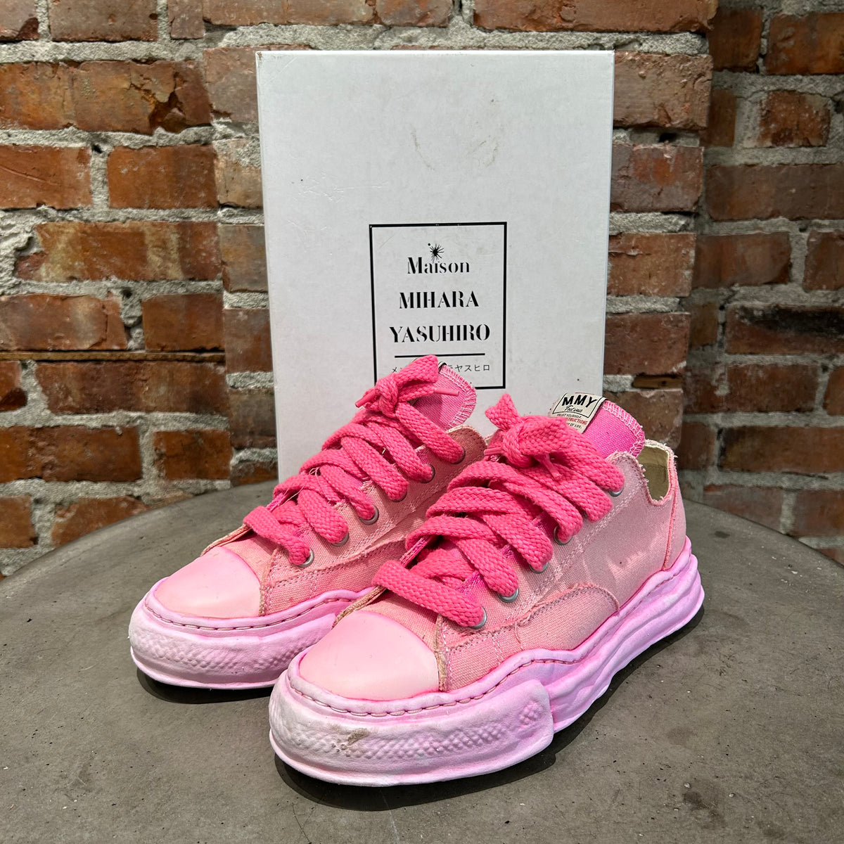 MAISON MIHARA YASUHIRO PETERSON LOW SNEAKERS ‘PINK’